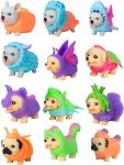 Party Animals. Rave Puppies. Neon Costume. Schylling. One Per Orden. Random